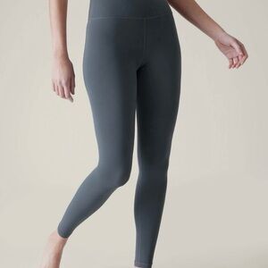Athleta Transcend Small Granite Blue Leggings